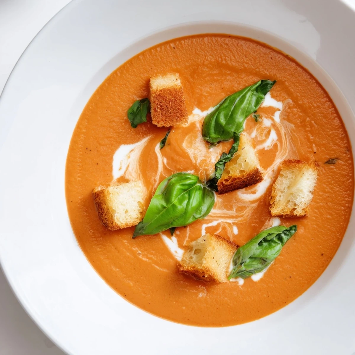 Creamy Tomato Basil Bisque