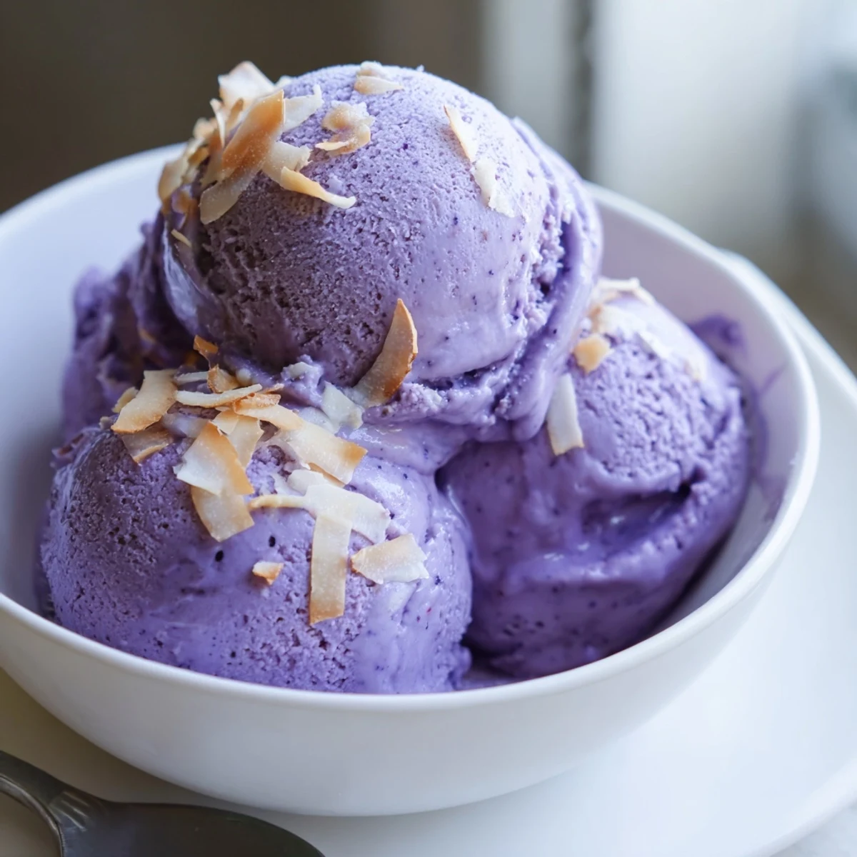 Ube Ice Cream Filipino Purple Yam
