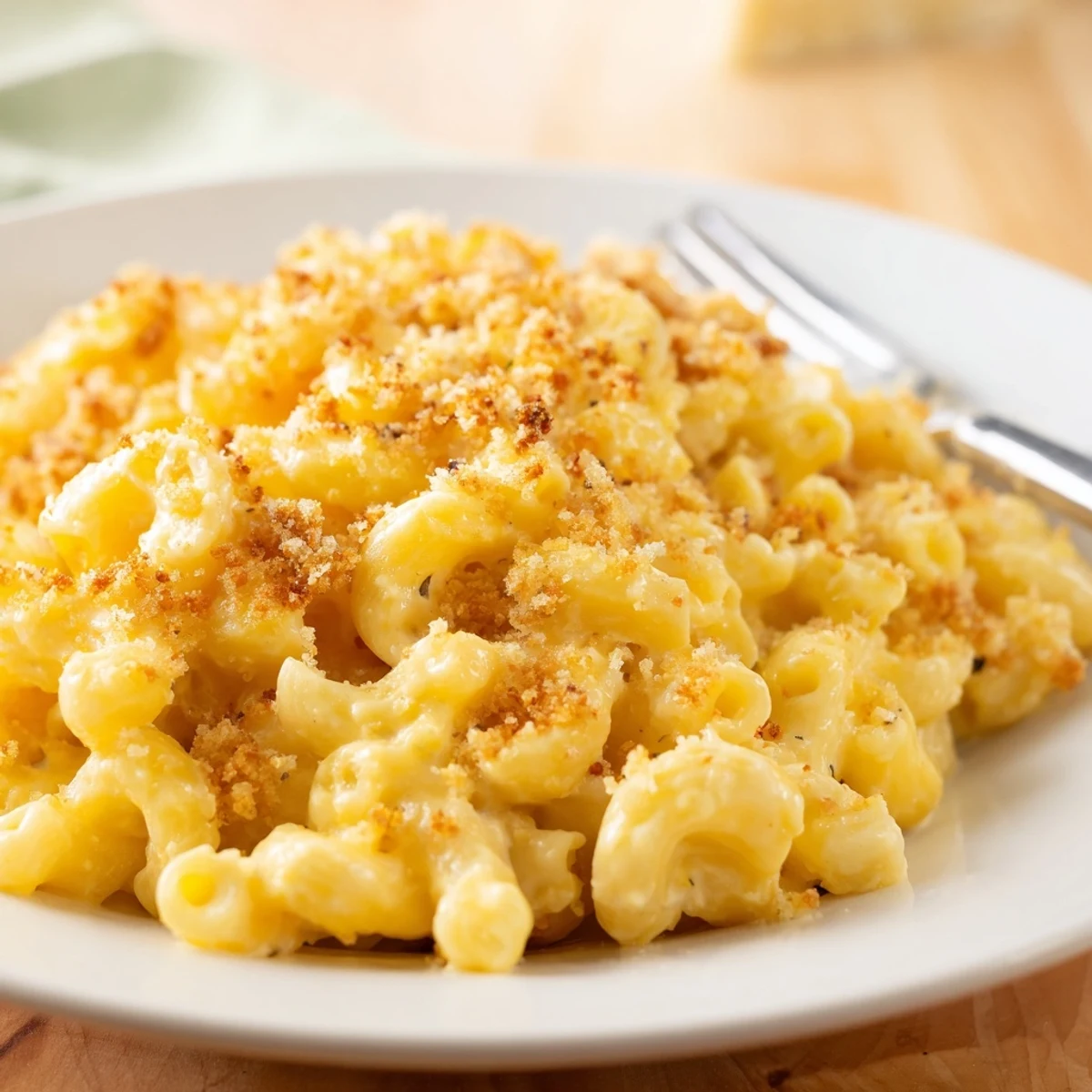 Homemade Boursin mac and cheese featuring sharp cheddar and herbed garlic cheese sauce
