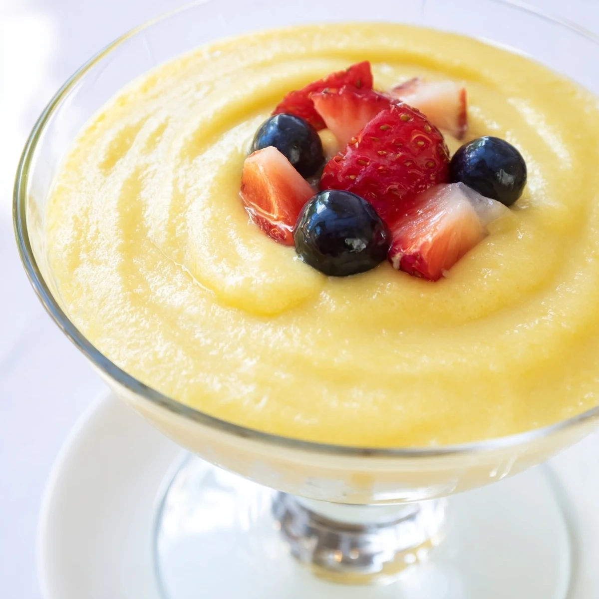Silky Italian Zabaglione dessert whisked to fluffy perfection over simmering water