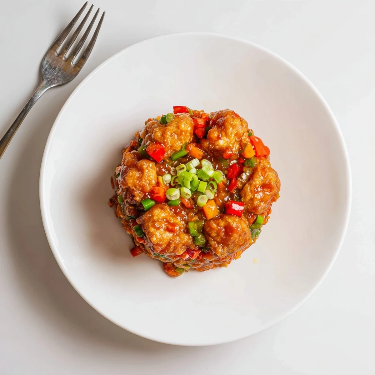 Flavorful Chilli Chicken Indo Chinese sizzling in wok with glossy, spicy sauce