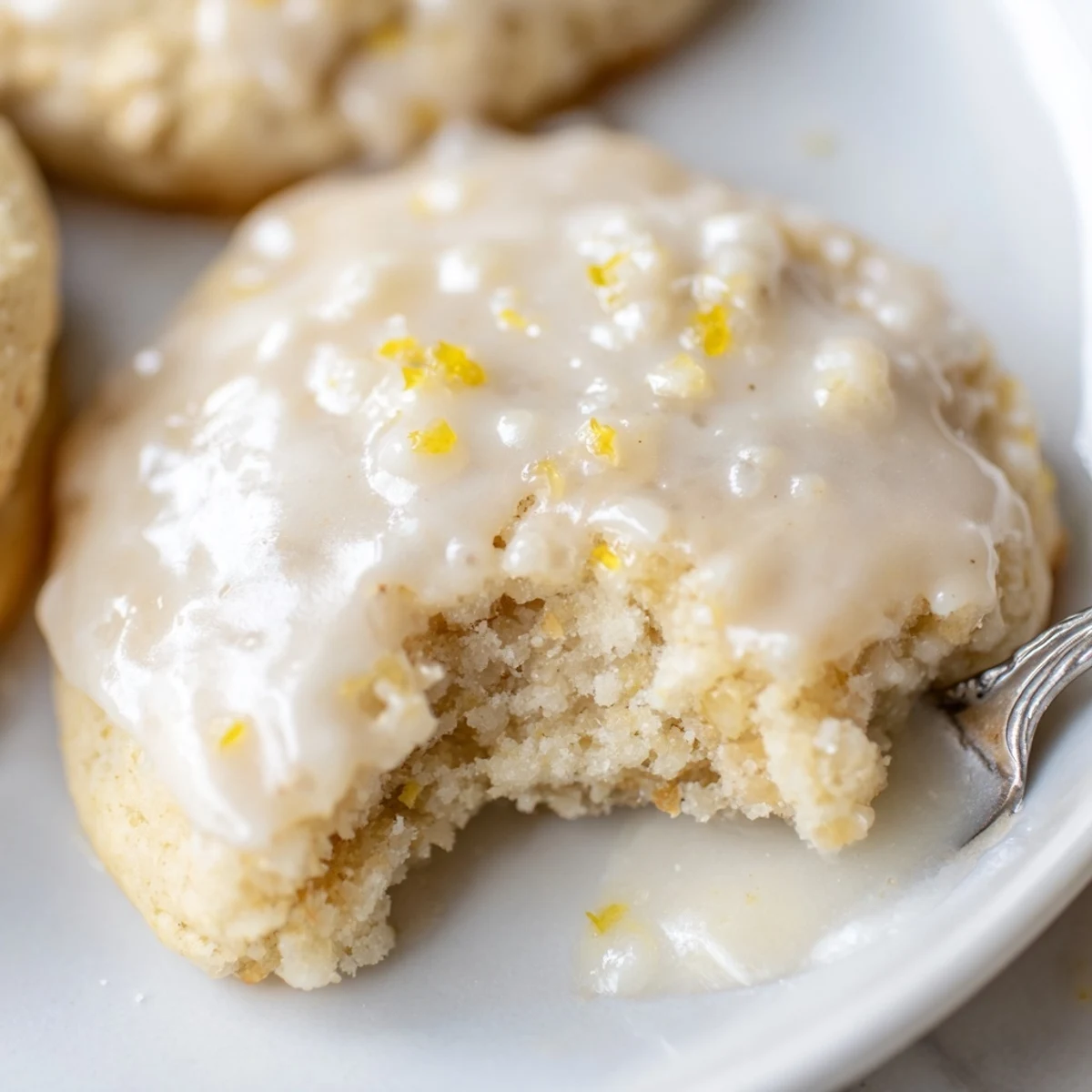 Freshly baked, buttery aroma fills kitchen from Lemon Cookies With Lemon Glaze