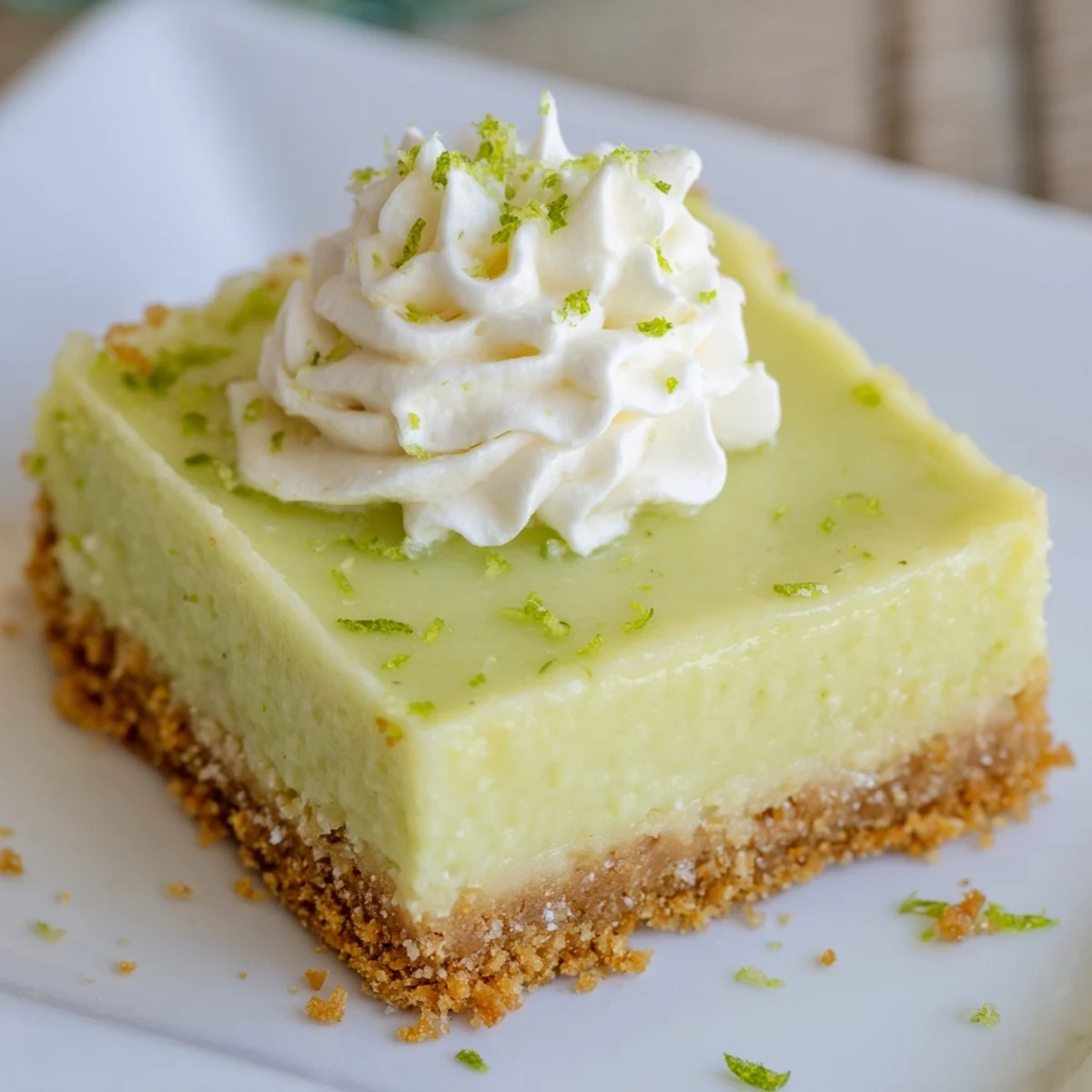 Key Lime Pie Bars Recipe on parchment, chilled squares with zesty lime glaze