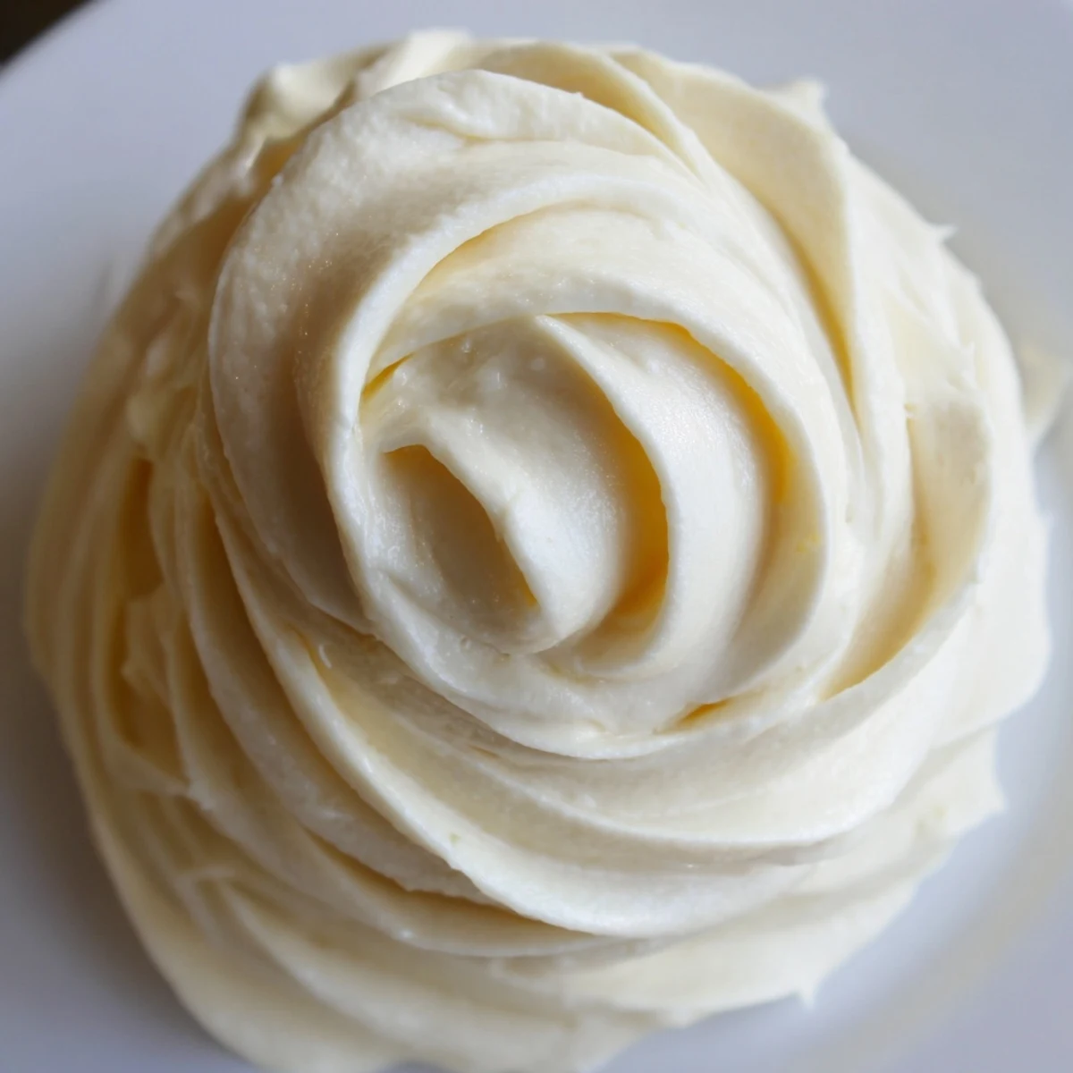 Smooth Italian meringue buttercream spread thick over a moist chocolate layer cake