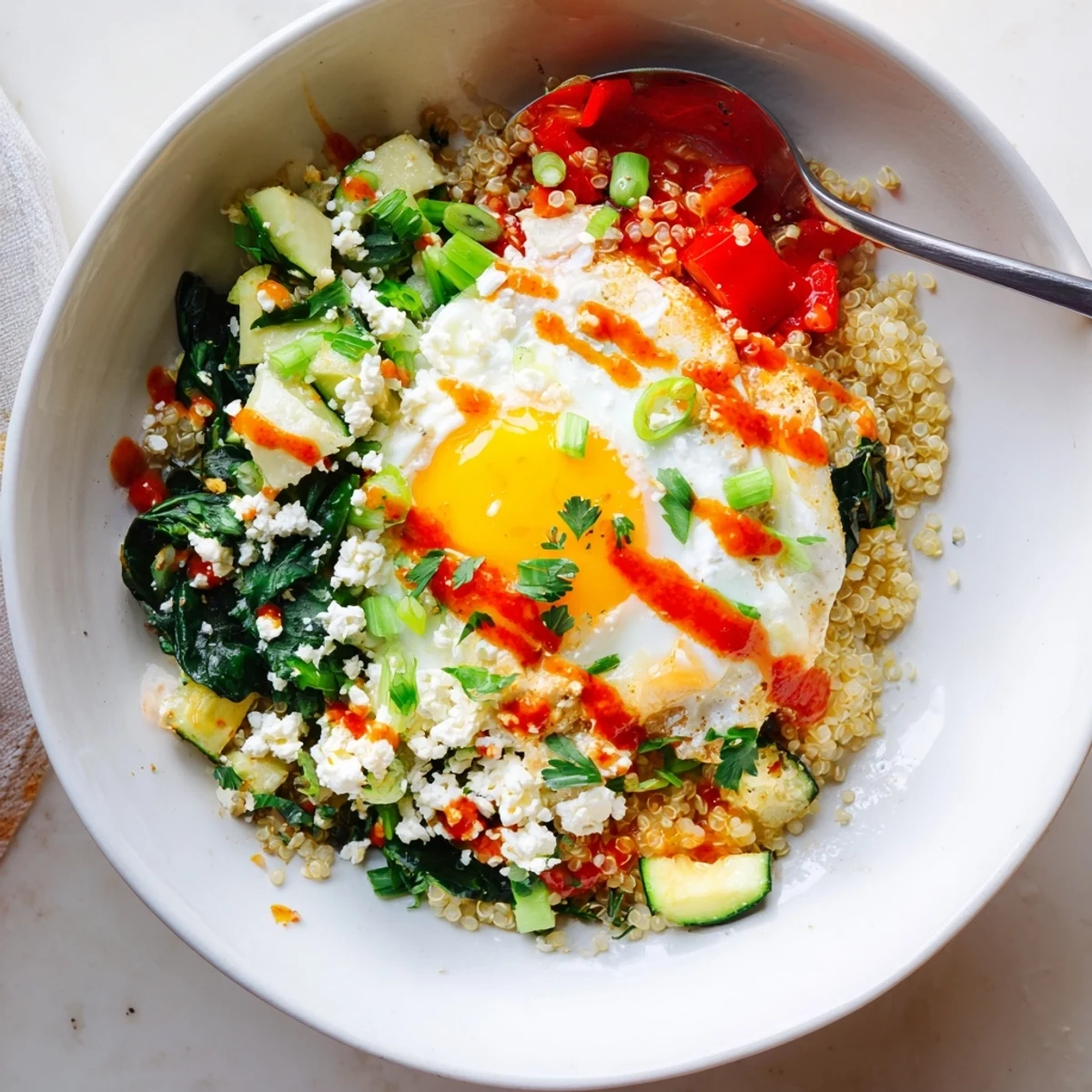 Savory Quinoa Breakfast Bowl