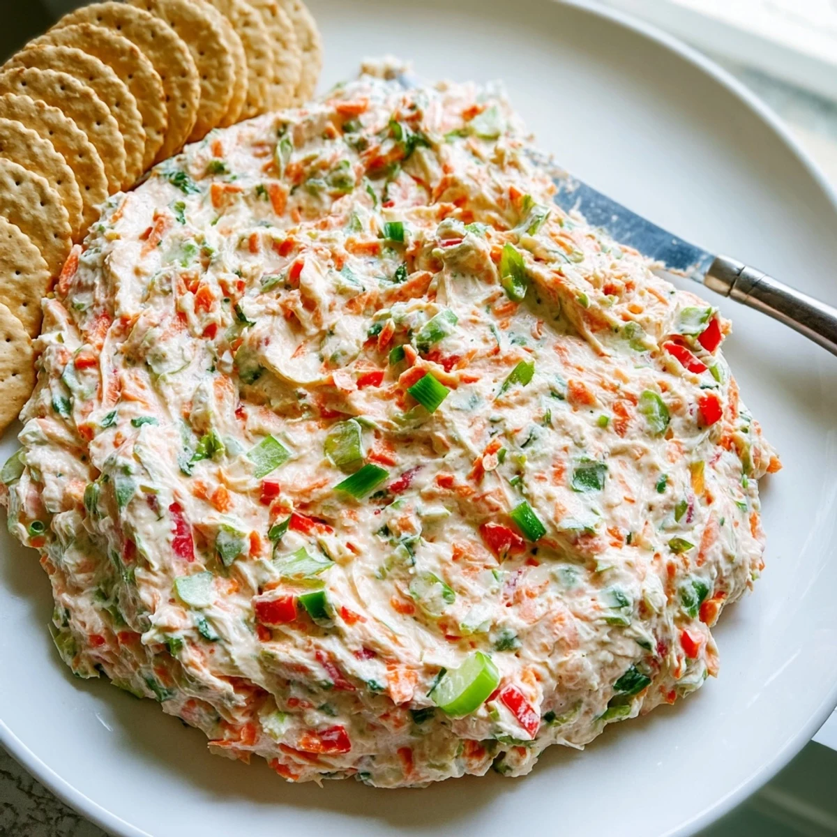 Vibrant garden vegetable spread in a rustic bowl with colorful bell pepper and cucumber bits