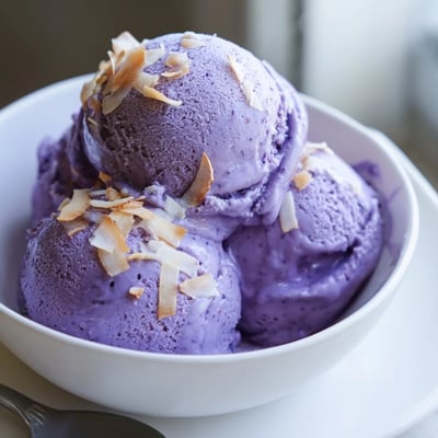 Ube Ice Cream Filipino Purple Yam