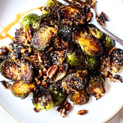 Honey Balsamic Brussels Sprouts